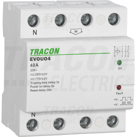EVOUO4 RELEU AUTOMAT DE RECUPLARE TENSIUNE MIN/MAX 4P 40A 265-175V U