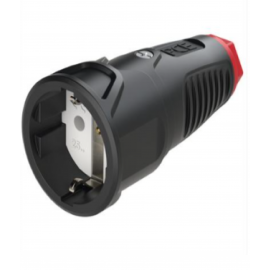 APCE-2510-S PRIZA MOBILA CAUCIUC 16A NEGRU IP20