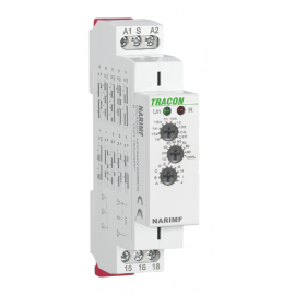 NARIMF RELEU DE TIMP MULTIFUNCTIONAL AC/DC 12-240V 0,1s-10d 16A 250AC/24DC