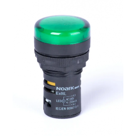 EX9IL 2R G LAMPA SEMNALIZARE PE USA VERDE 24V AC/DC