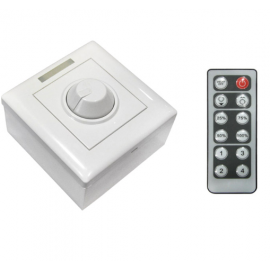 05-0500 DIMMER MANUAL SAU CU TELECOMANDA PENTRU BANDA LED MONOCOLOR 12VDC96W/24VDC192W