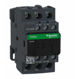 LC1D25B7 CONTACTOR 3P/25A 3NO+AUX.1NO/1NC 24VAC