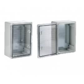 32-441/4021 TABLOU ABS 400x300x210mm IP65 CU USA TRANSPARENTA
